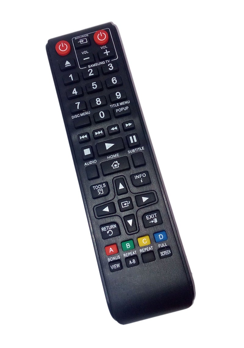 JustFine Replaced Remote Control Compatible for Samsung BD-JM57/ZA BD-F5100/ZX BD-FM57CZA BD-F5100ZA BD-MF57CZA BD DVD Disc Player - Image 1